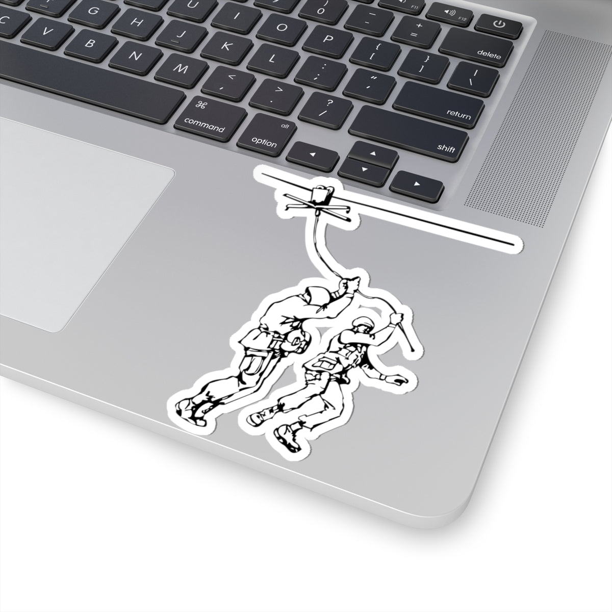 Kiss-Cut Stickers - Airborne - Lateral Drift Trainer - BW X 300