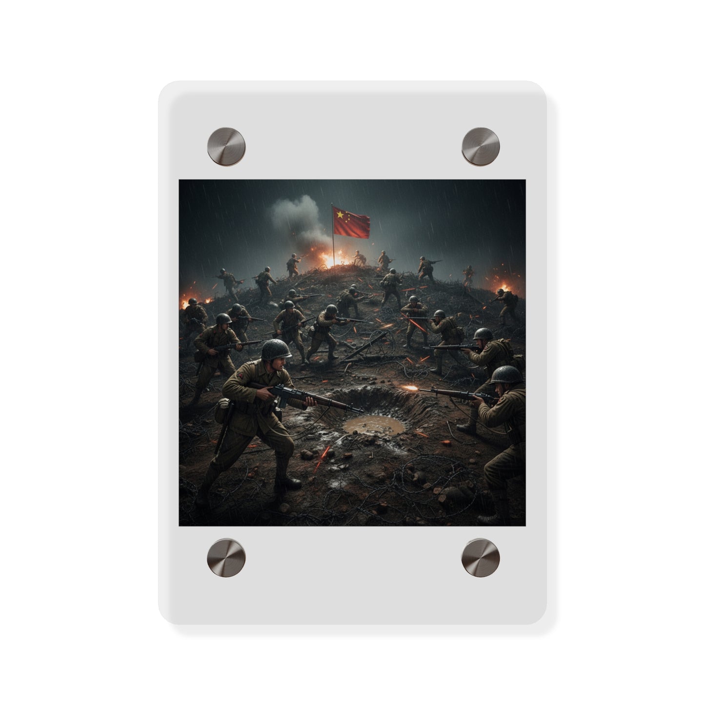 Acrylic Wall Art Panel - PorkChop Hill - Korean War