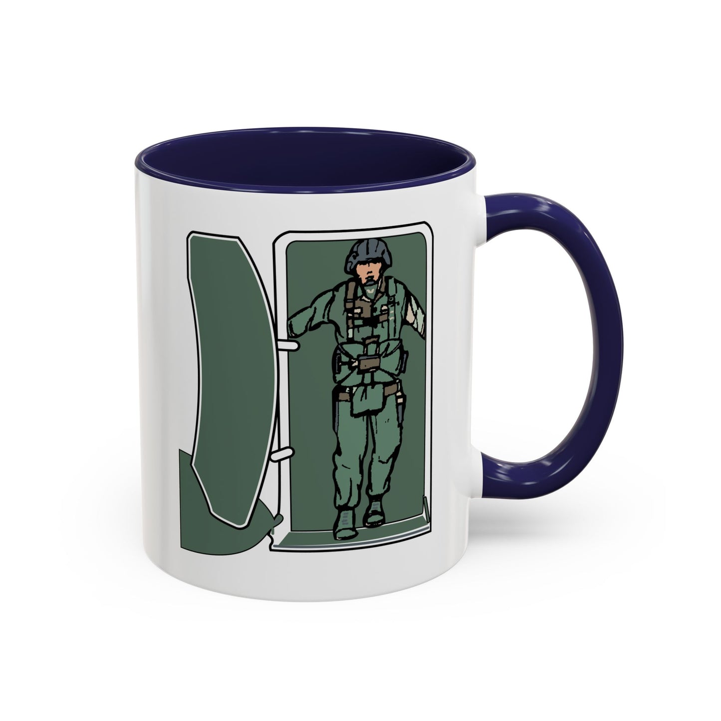 Accent Coffee Mug (11oz & 15oz) - Airborne - JM Door Check X 300