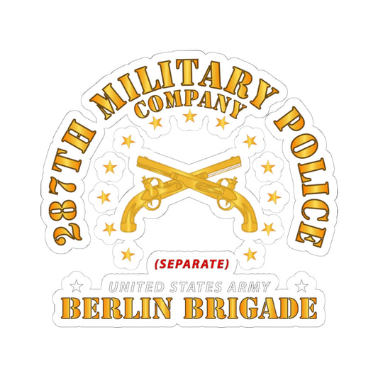 Kiss-Cut Stickers - 287th Military Police Company - Berlin Bde wo DS