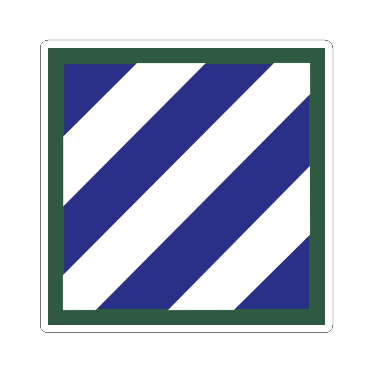 Kiss-Cut Stickers - SSI - 3rd Infantry Division wo Text X 300