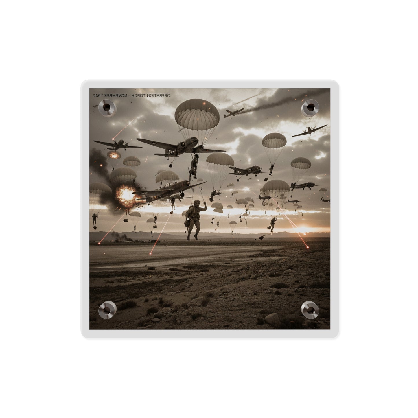 Acrylic Wall Art Panel - Operation Torch Nov 1942