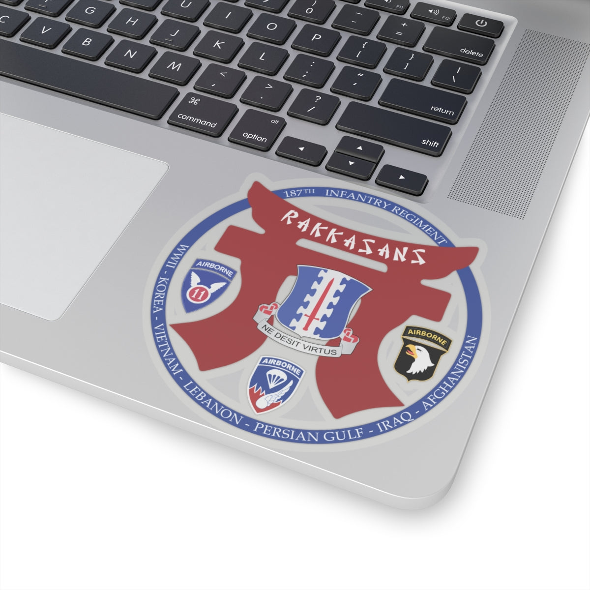 Kiss-Cut Stickers - 187th INF Regiment - Rakkasans