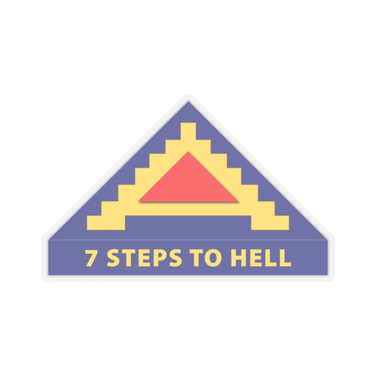 Kiss-Cut Stickers - 7th United States Army w 7 Steps to Hell