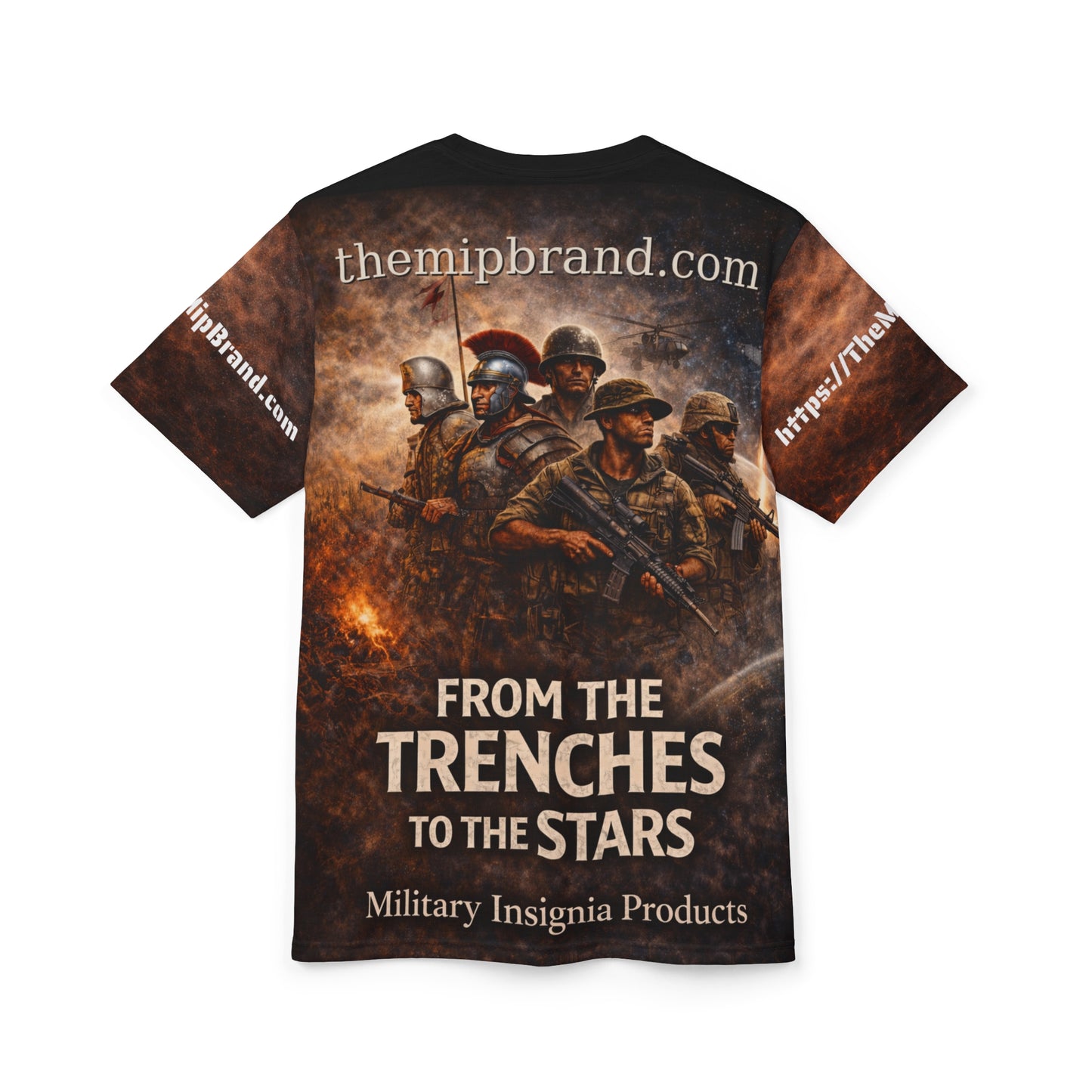 Veterans Tribute All-Over Print Tee — MIP Brand Veterans Tribute