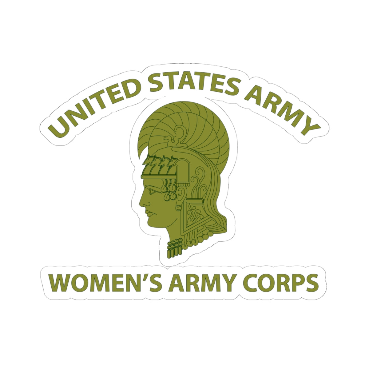 Kiss-Cut Stickers - US Army WAC