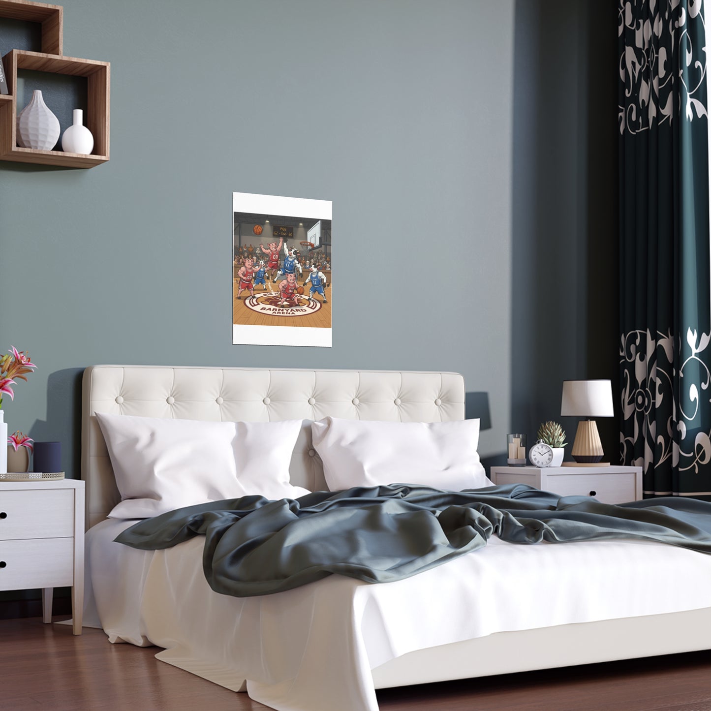 Indoor and Outdoor Silk Posters - Pigs vs Cows