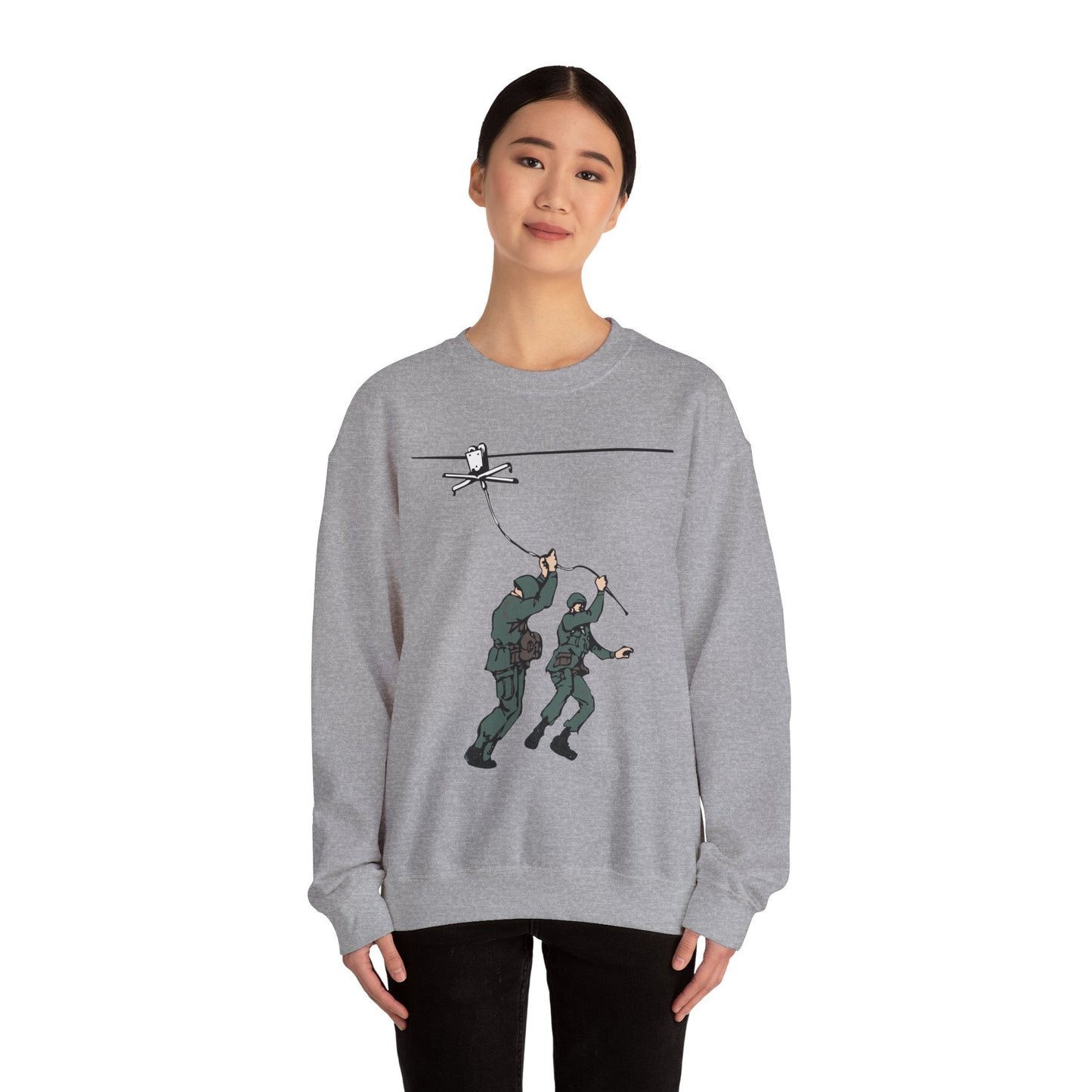 Crewneck Sweatshirt - Airborne - Lateral Drift Trainer X 300