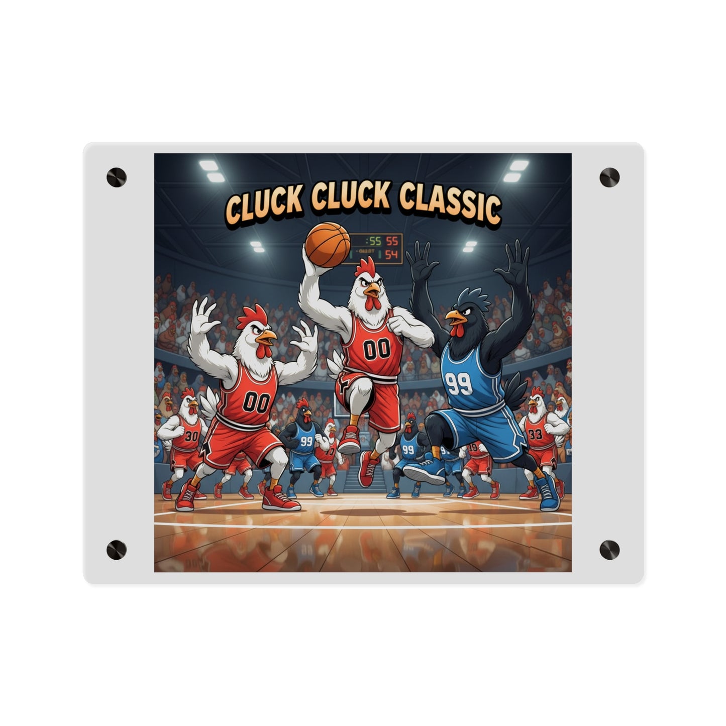 Acrylic Wall Art Panel - Chicken Classic
