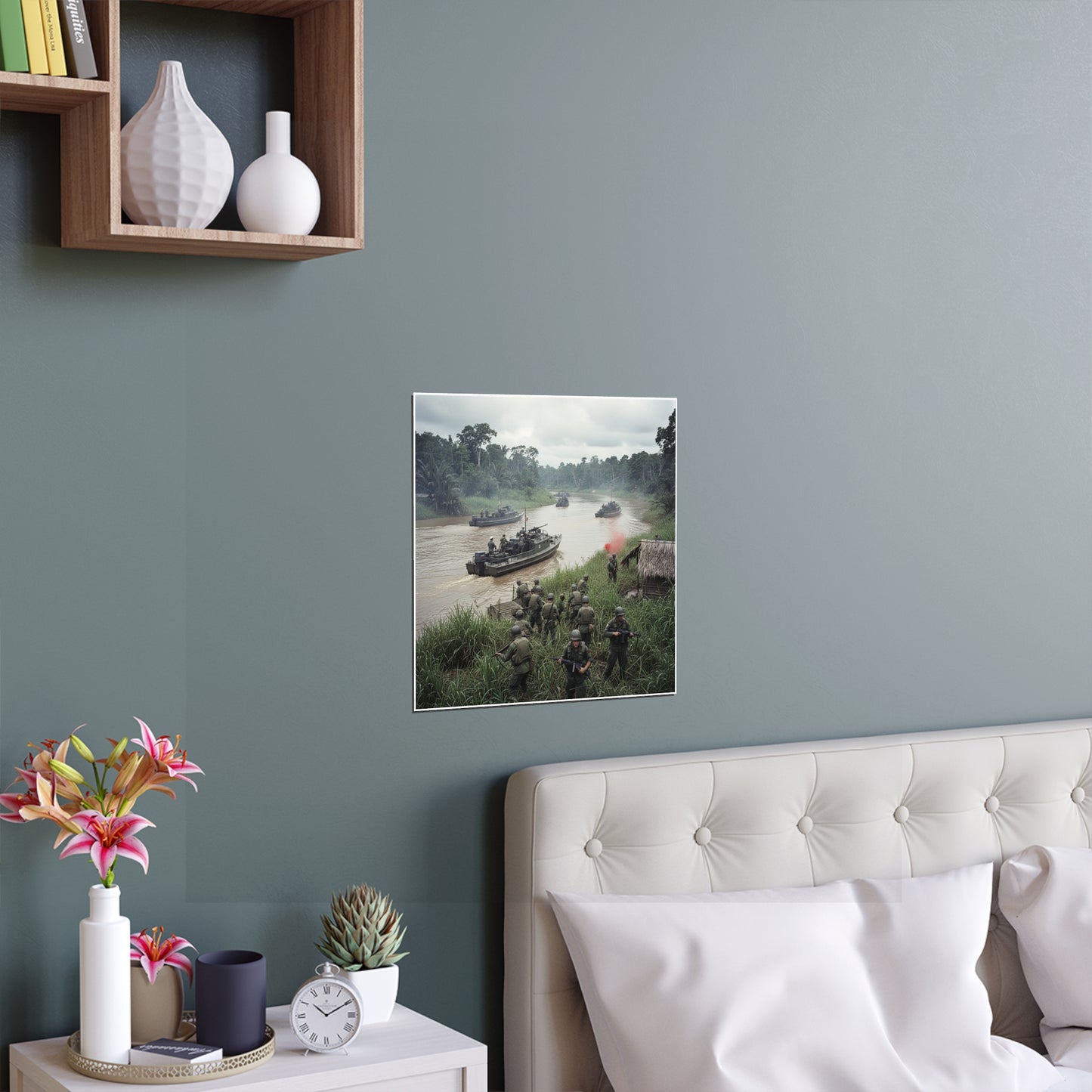 Indoor and Outdoor Silk Posters - MRF - 9th Infantry in the Mekong - Vietnam
