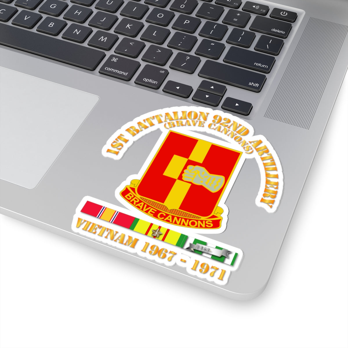 Kiss-Cut Stickers - 1st Bn 92nd Artillery - Vietnam 1967 - 1971 w VN SVC