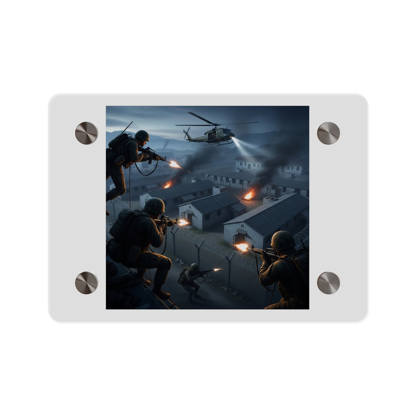 Acrylic Wall Art Panel - Son Tay Rescue during the Vietnam War