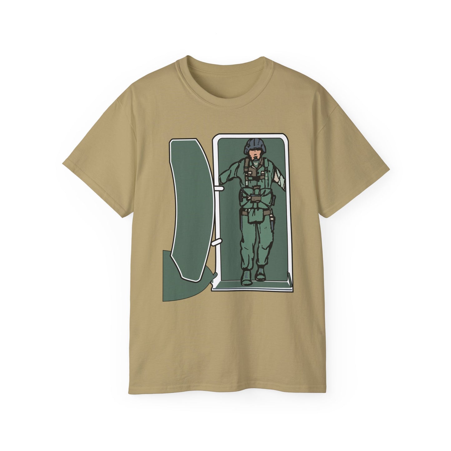 Unisex Ultra Cotton Tee - Airborne - JM Door Check X 300