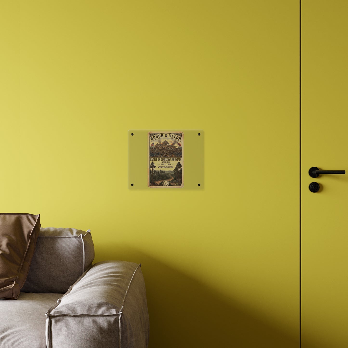 Acrylic Wall Art Panel - Battle of Kennesaw Mountain