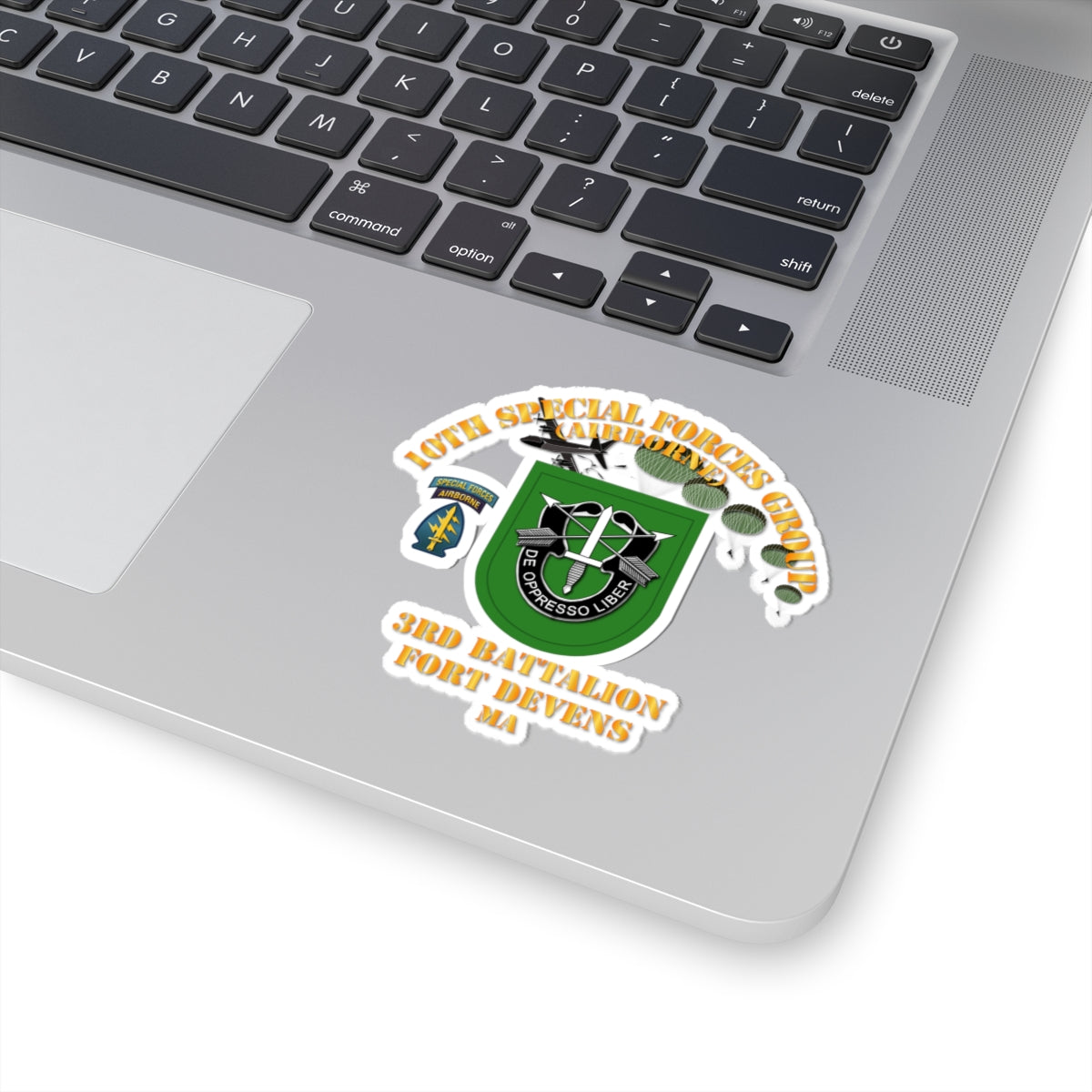 Kiss-Cut Stickers - SOF - 3rd Bn 10th SFG - Ft Devens MA