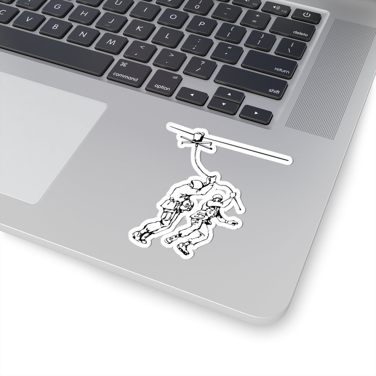 Kiss-Cut Stickers - Airborne - Lateral Drift Trainer - BW X 300