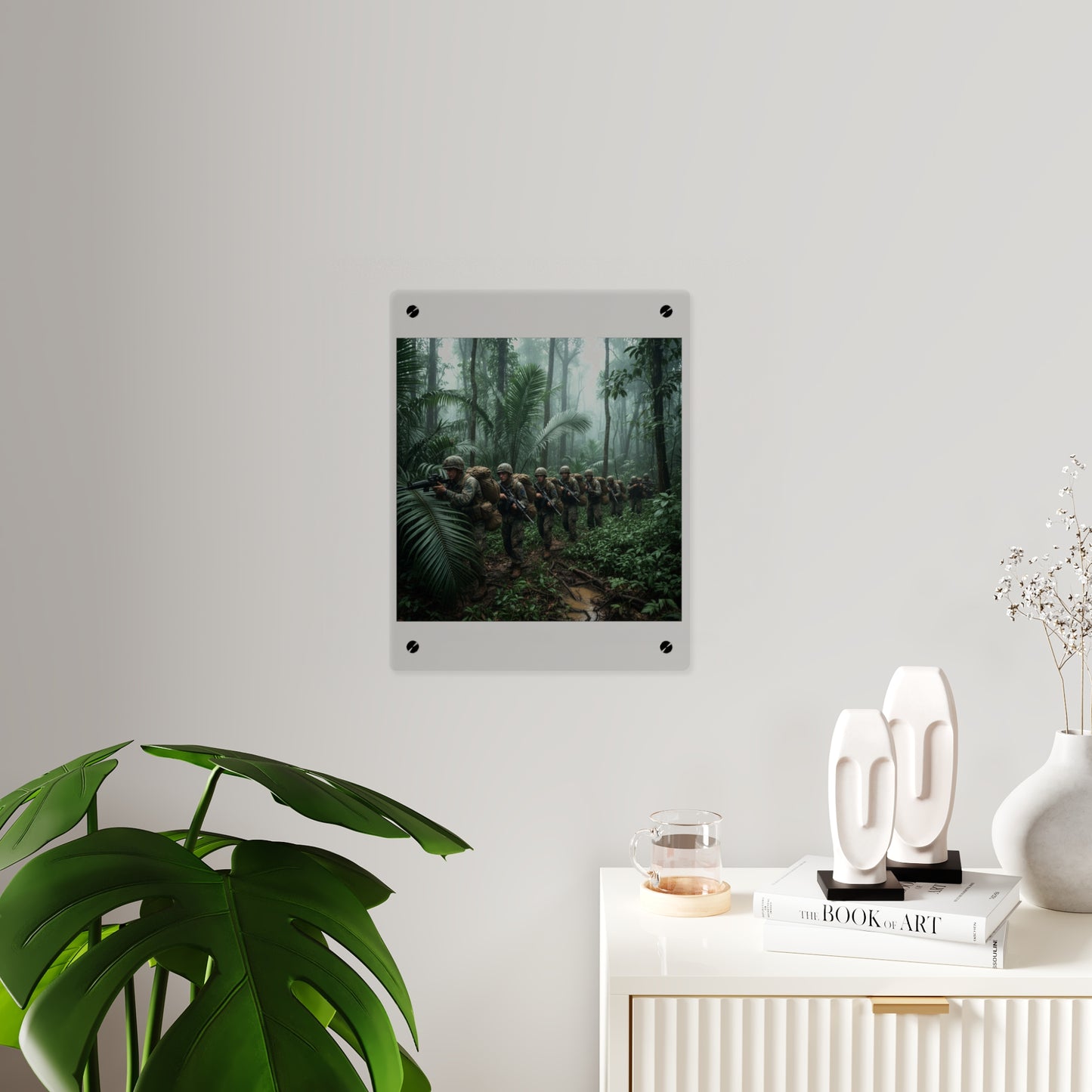 Acrylic Wall Art Panel - Jungle Patrol - Vietnam