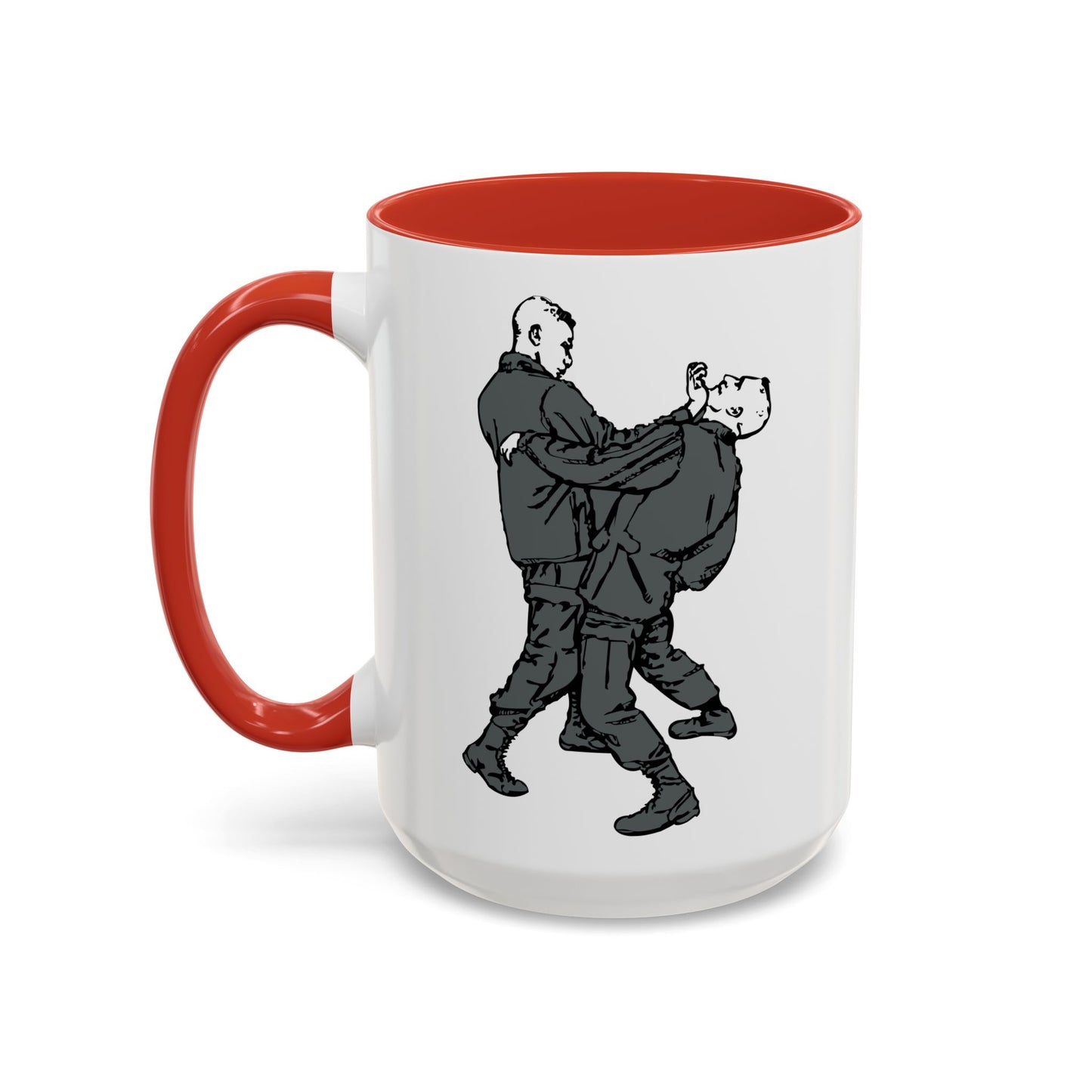 Accent Coffee Mug (11oz & 15oz) - Palm-Heel Strike to Chin X 300