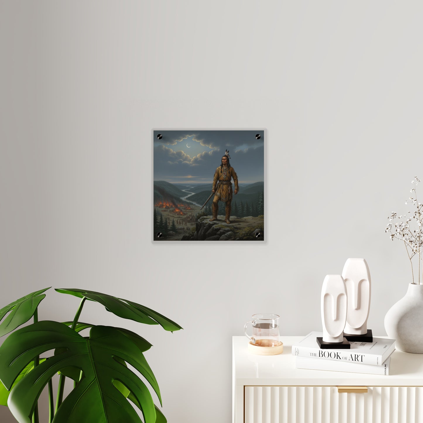 Acrylic Wall Art Panel - The Last Mohican