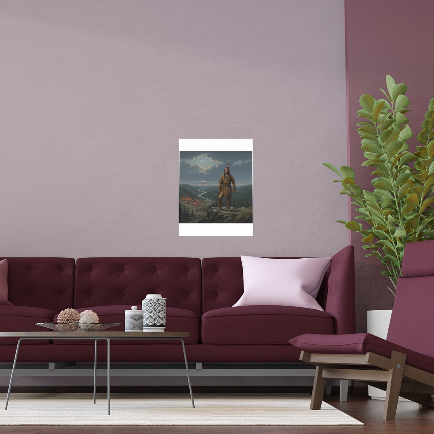 Indoor and Outdoor Silk Posters - The Last Mohican