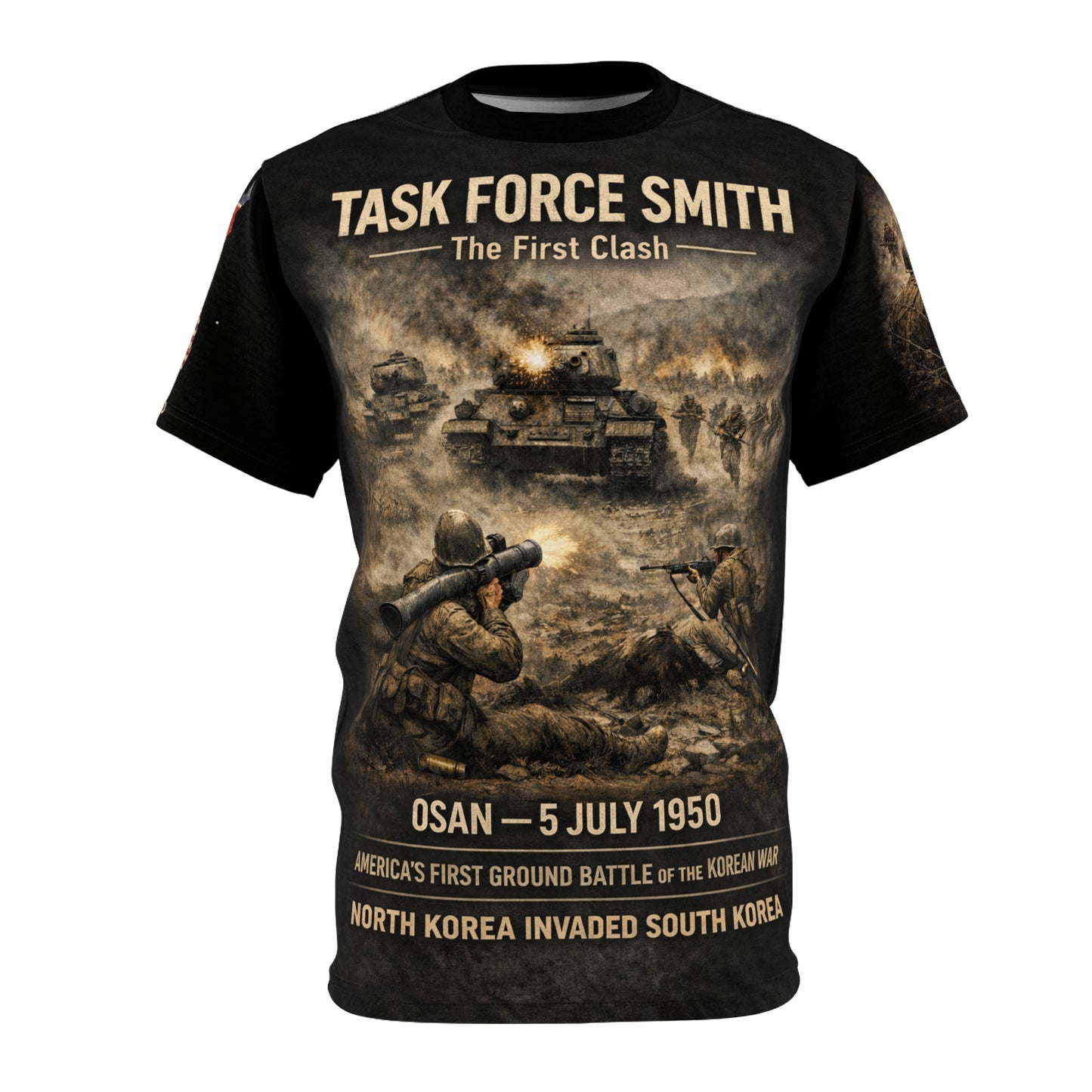 Korean War 'Task Force Smith - First Fight' Tribute Tee