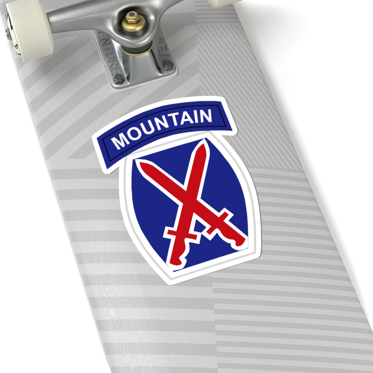 Kiss-Cut Stickers - 10th Mountain Division wo Txt