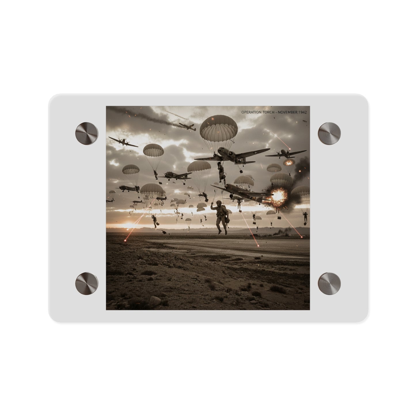 Acrylic Wall Art Panel - Operation Torch Nov 1942