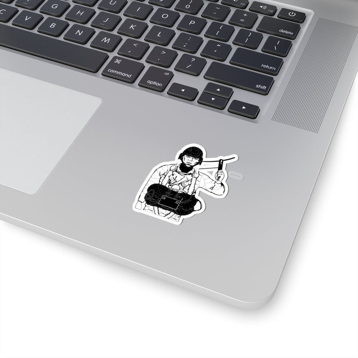Kiss-Cut Stickers - Jumper - BW X 300