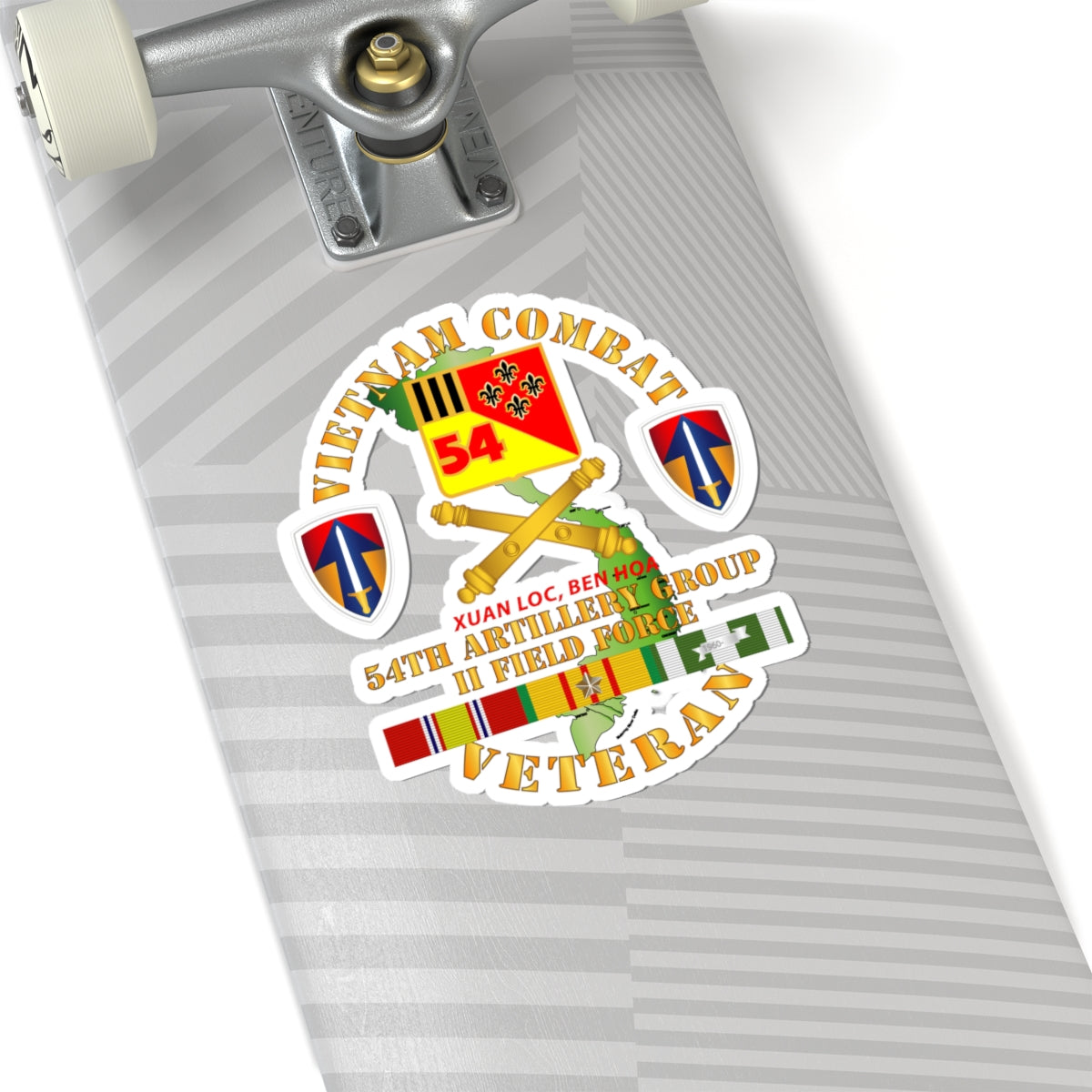 Kiss-Cut Stickers - Vietnam Combat Vet - 54th Artillery Group - II Field Force w VN SVC X 300