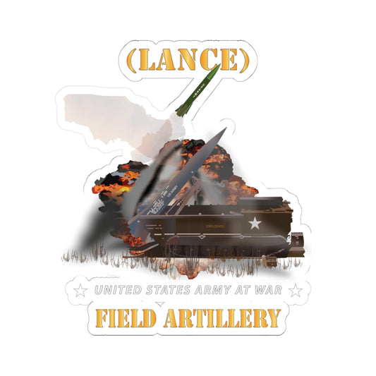 Kiss-Cut Stickers - Field Artillery - Multiple LANCE Firing