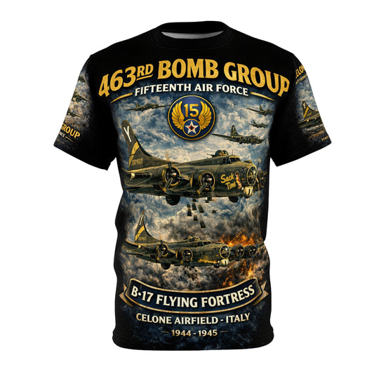 463rd Bombardment Group WWII Tribute Tee — "Fortress in the Sky"