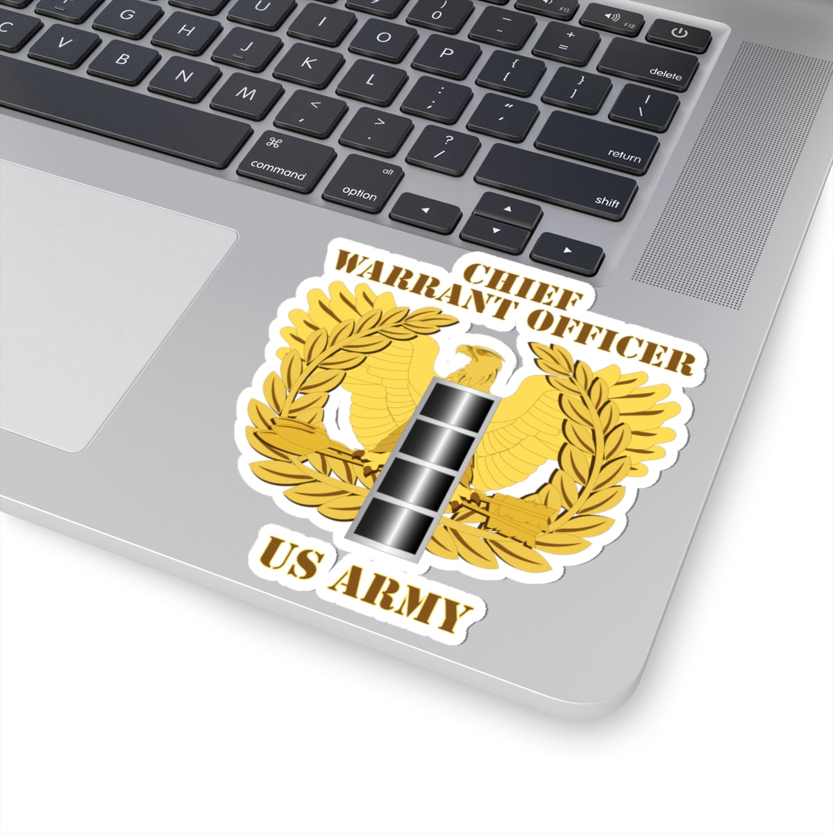 Kiss-Cut Stickers - Emblem - Warrant Officer - CW4 wo DS