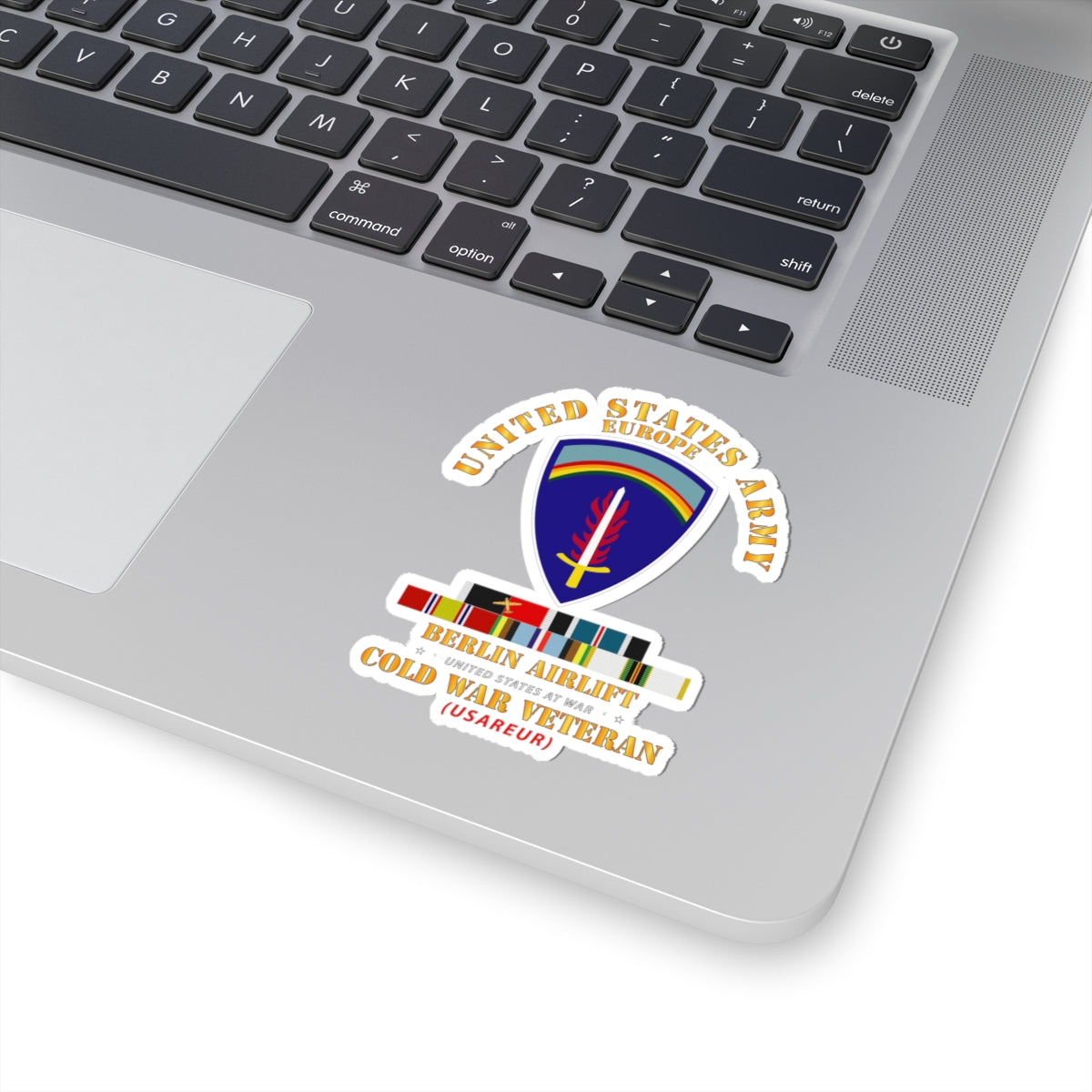 Kiss-Cut Stickers - US Army Europe - Berlin Airlift w COLD EXP OCCP Airplane SVC