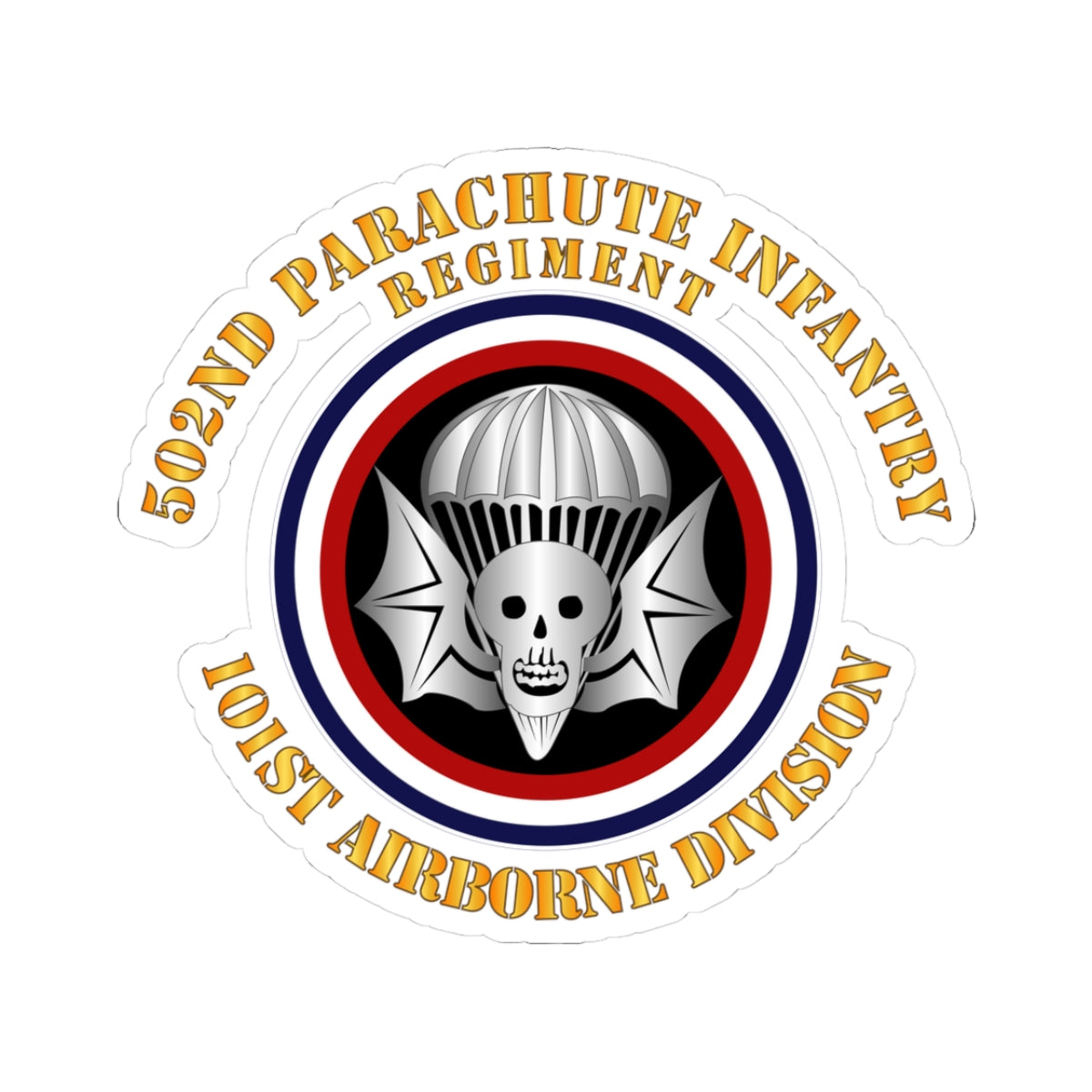 Kiss-Cut Stickers - 502nd PIR - 101st Airborne Division