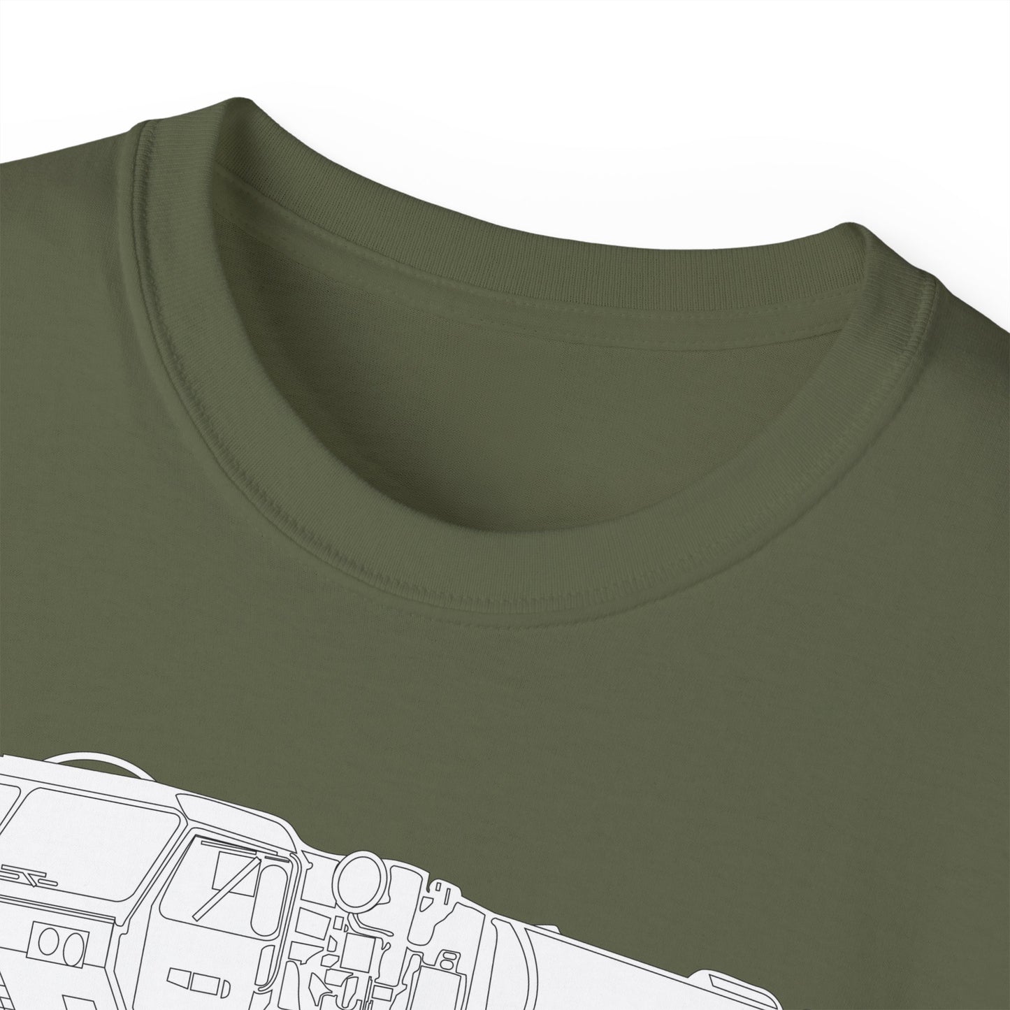 Unisex Ultra Cotton Tee - Vehicle - Fuel Truck - Front Left Oblique X 300