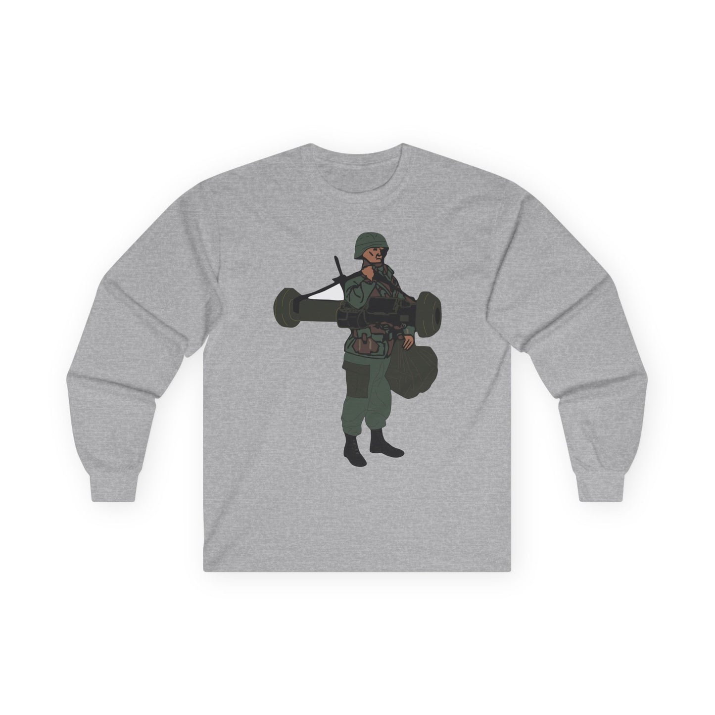 Unisex Ultra Cotton Long Sleeve Tee - Ant Armor Javelin Move X 300