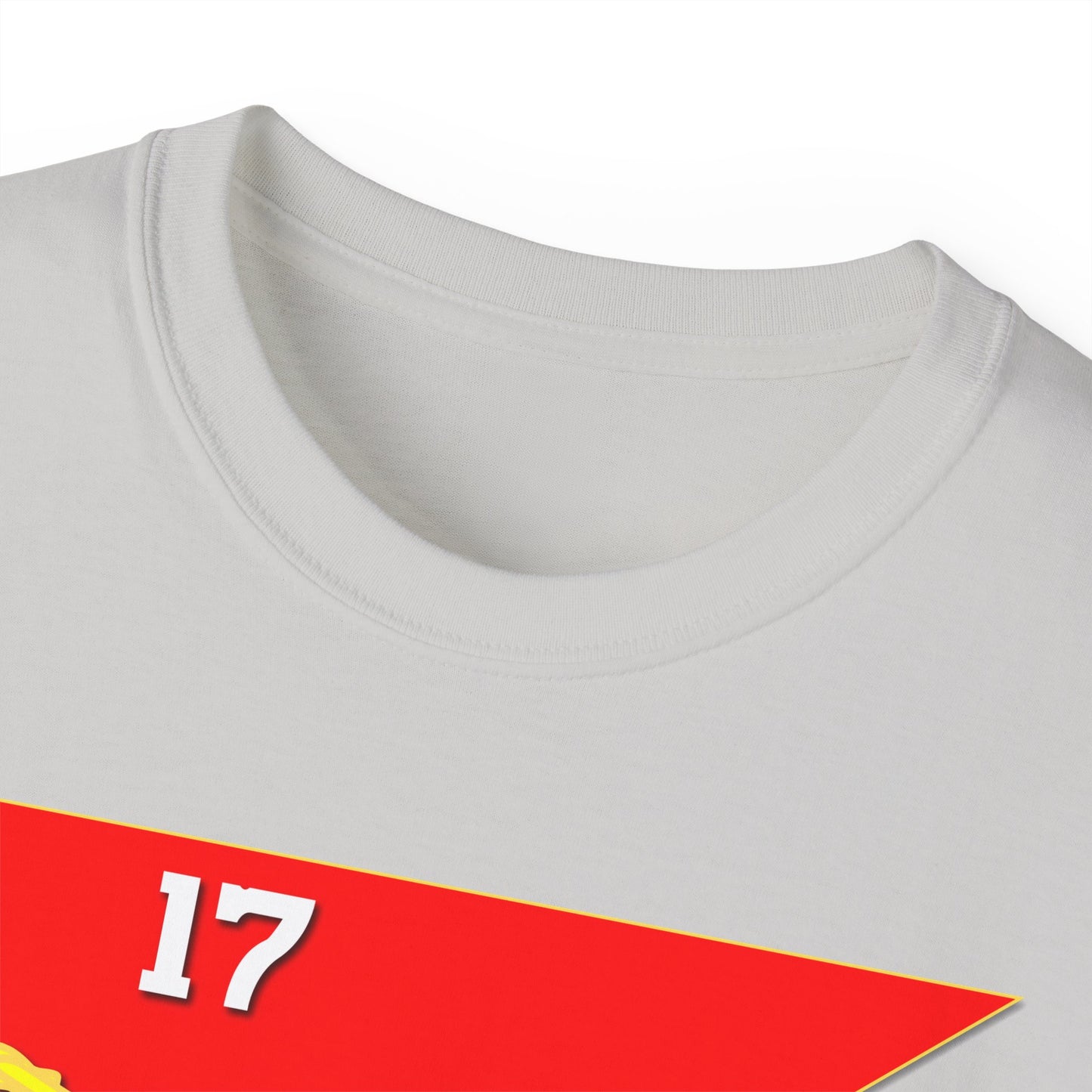 Unisex Ultra Cotton Tee - 17th Cavalry Guidon