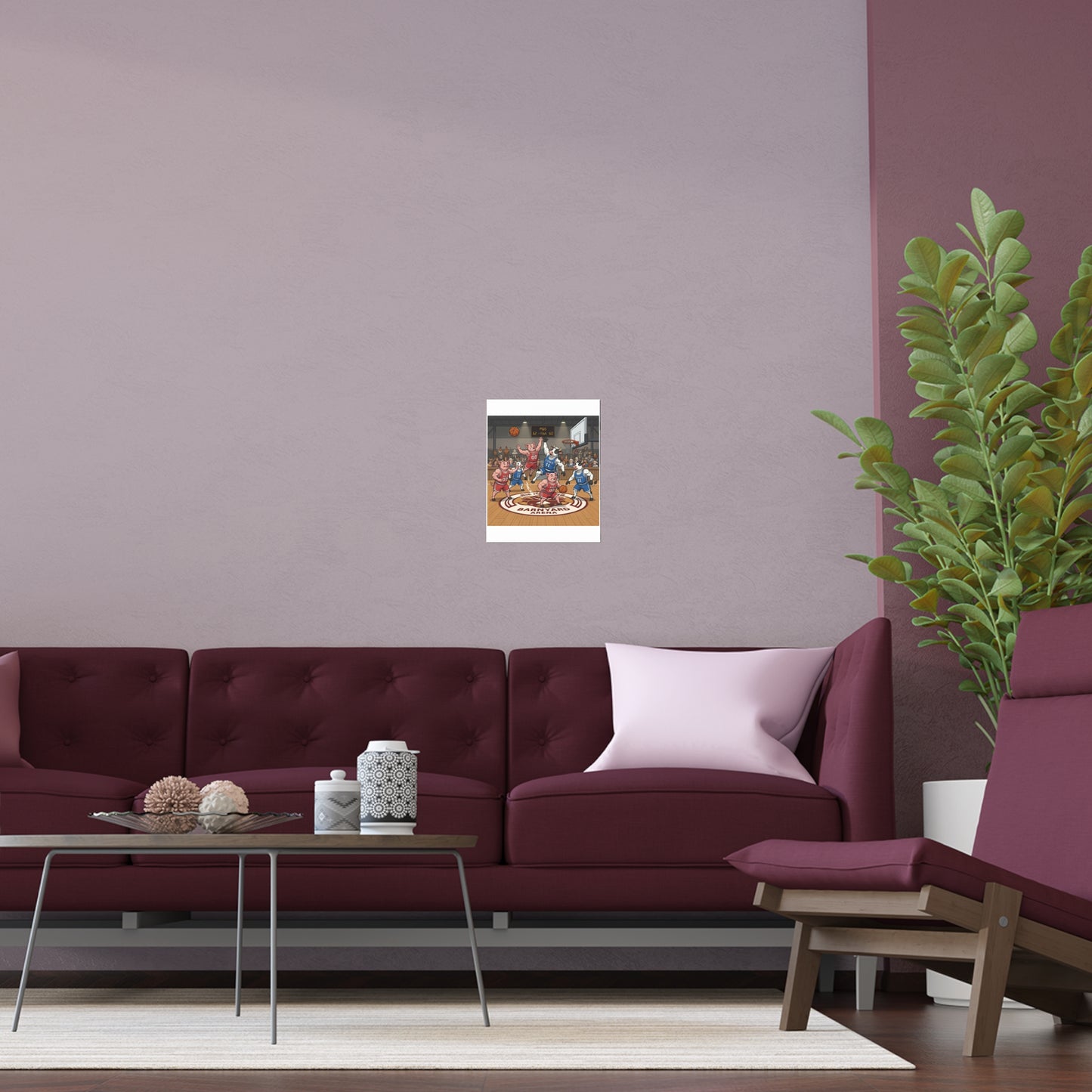 Indoor and Outdoor Silk Posters - Pigs vs Cows