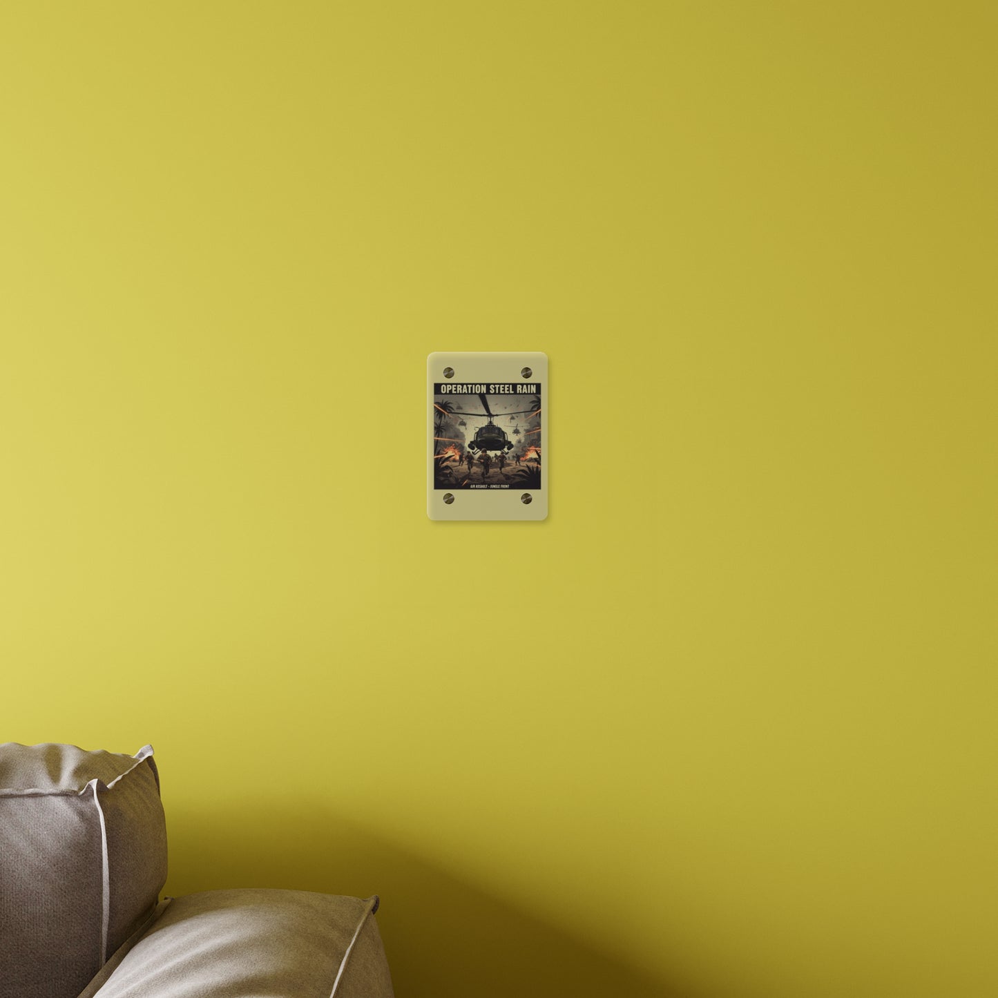 Acrylic Wall Art Panel - Air Assault - Vietnam - Operation Steel Rain