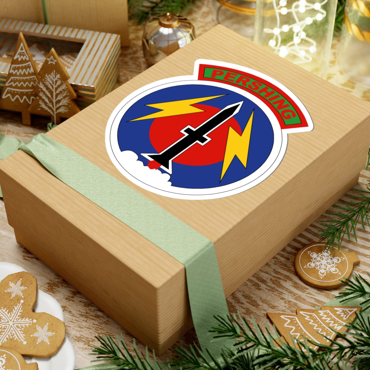 Kiss-Cut Stickers - 56th Artillery Command - Pershing