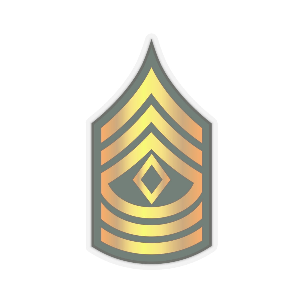 Kiss-Cut Stickers - First Sergeant - 1SG wo Txt