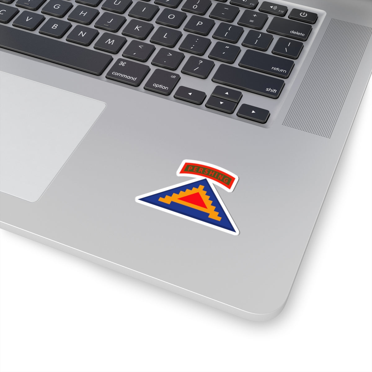 Kiss-Cut Stickers - 56th Artillery Brigade - 7th Army w Pershing Tab wo Txt