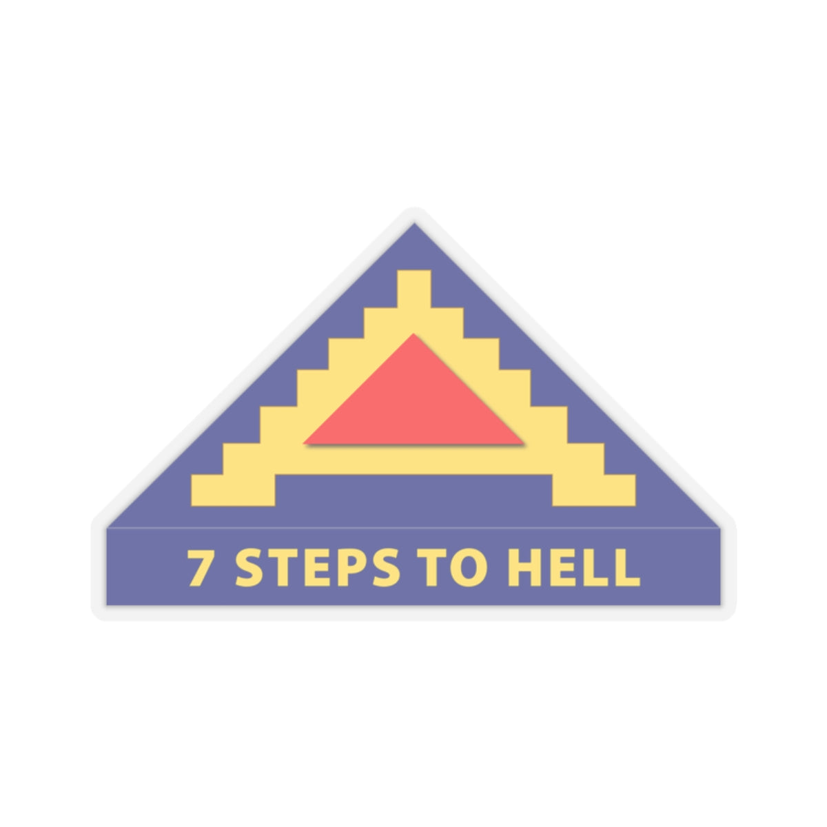 Kiss-Cut Stickers - 7th United States Army w 7 Steps to Hell