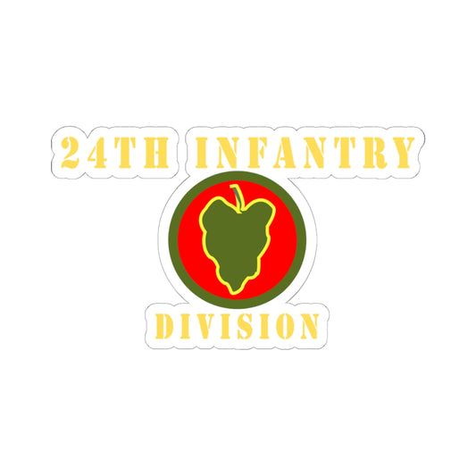 Kiss-Cut Stickers - SSI - 24th Infantry Division X 300