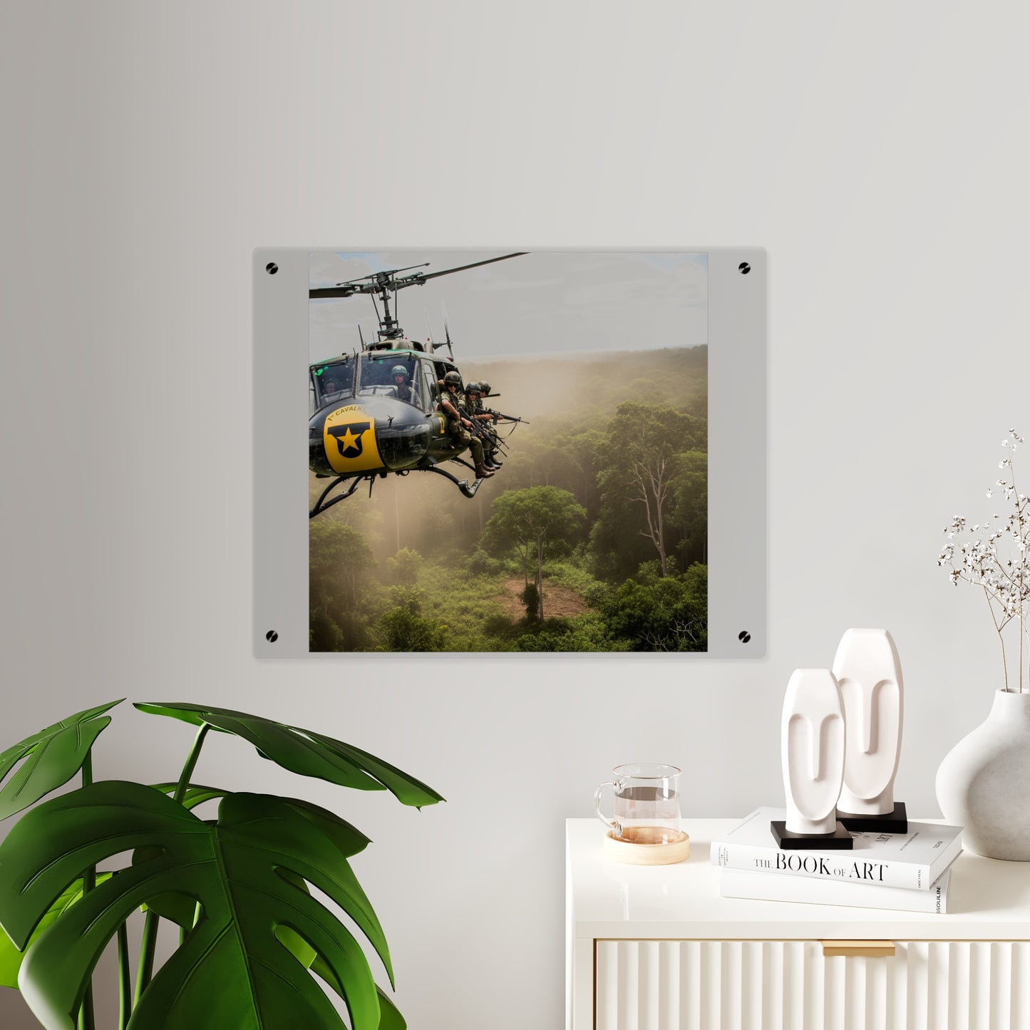 Acrylic Wall Art Panel - 1st Cavalry Division - Air Assault - Vietnam