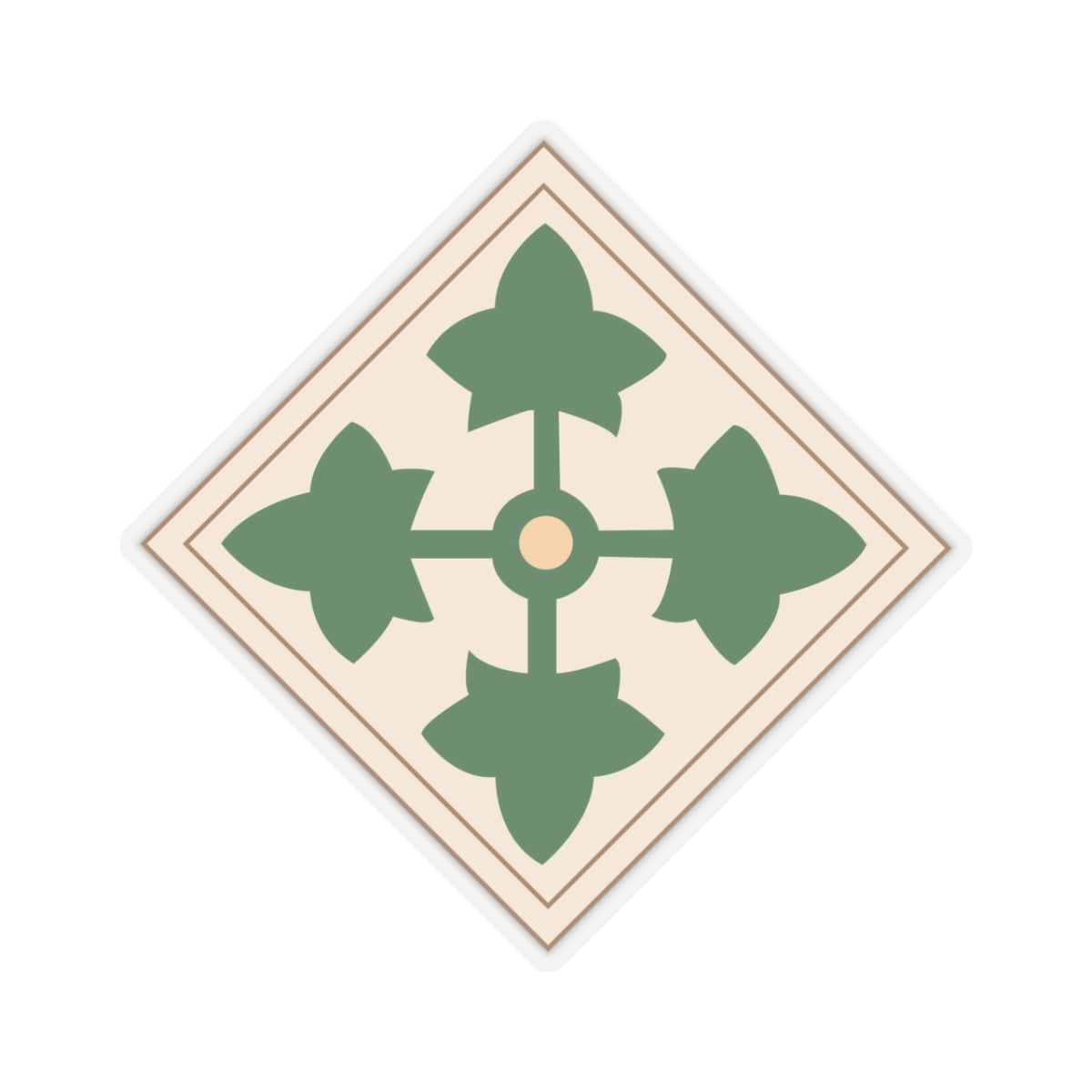 Kiss-Cut Stickers - 4th Infantry Division wo Txt