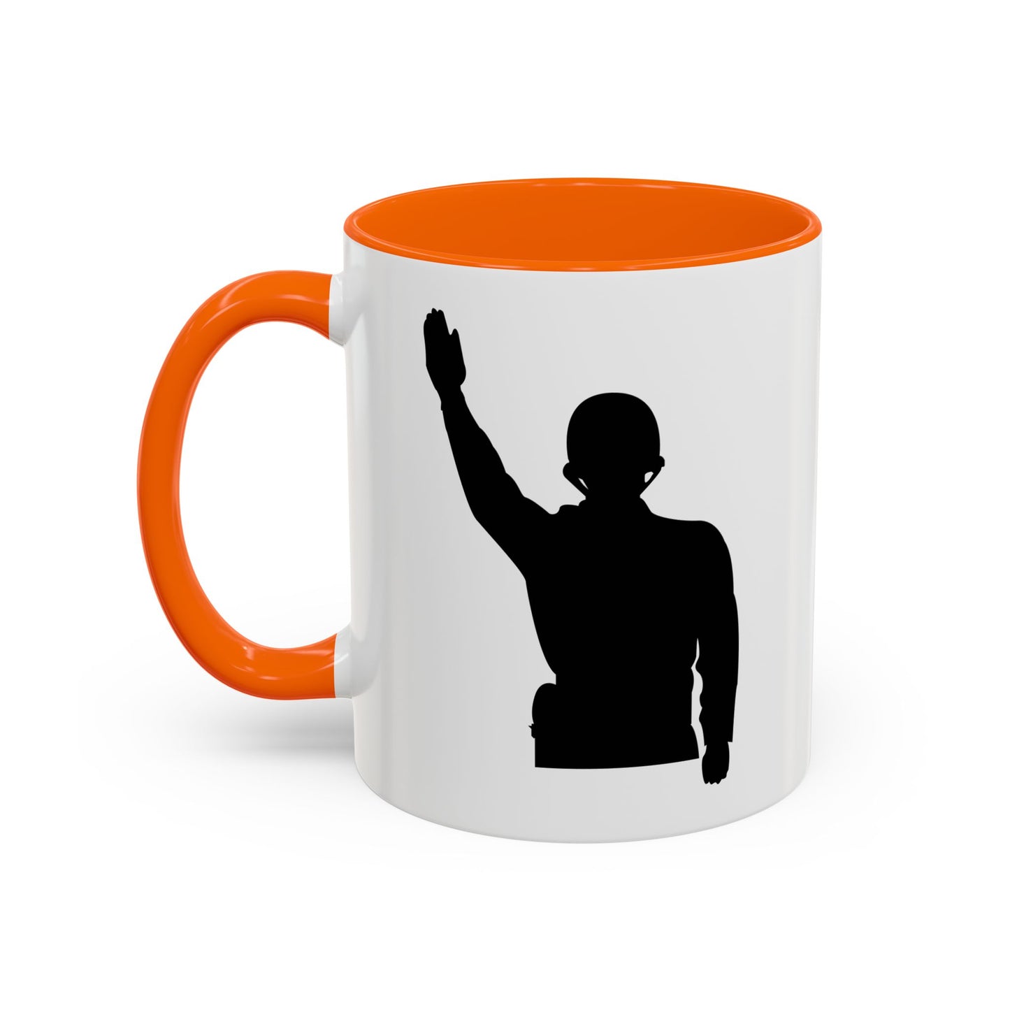 Accent Coffee Mug (11oz & 15oz) - Army - Soldier - Halt - Silhouette X 300