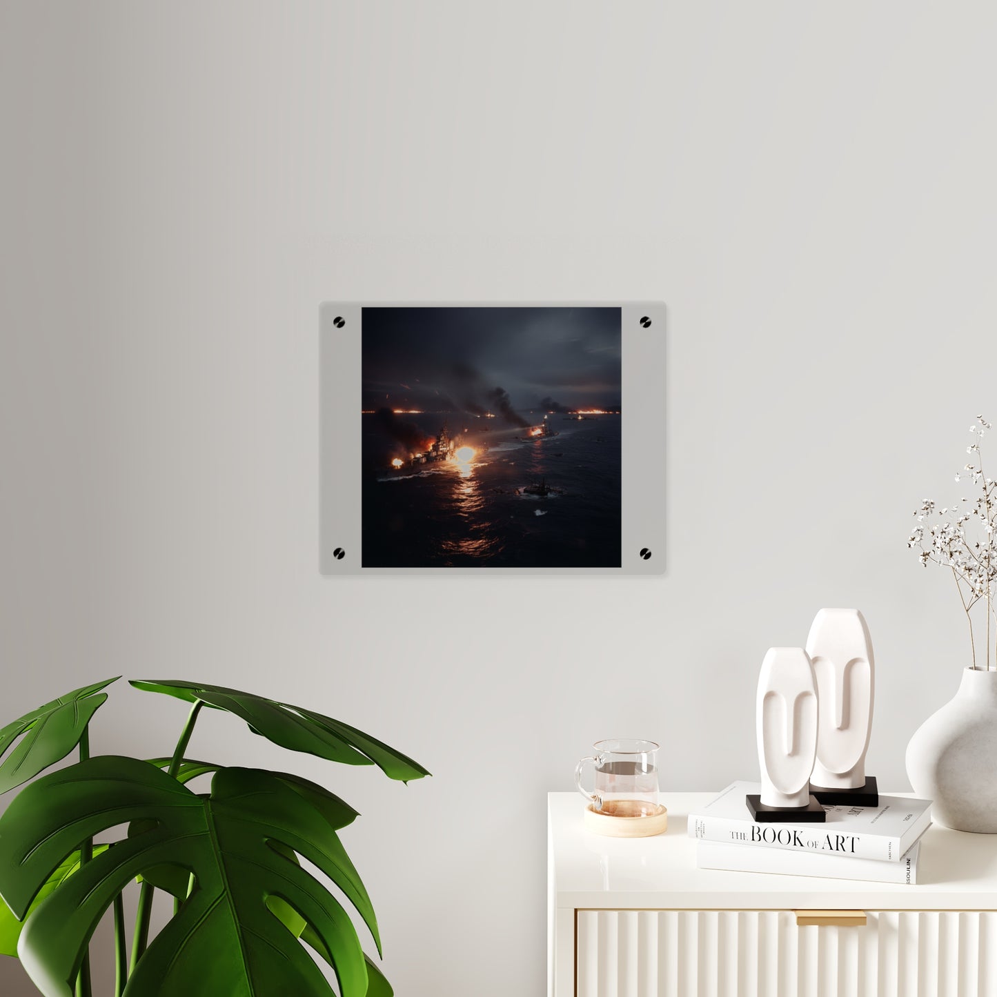 Acrylic Wall Art Panel - WWII Suda Straights Battle