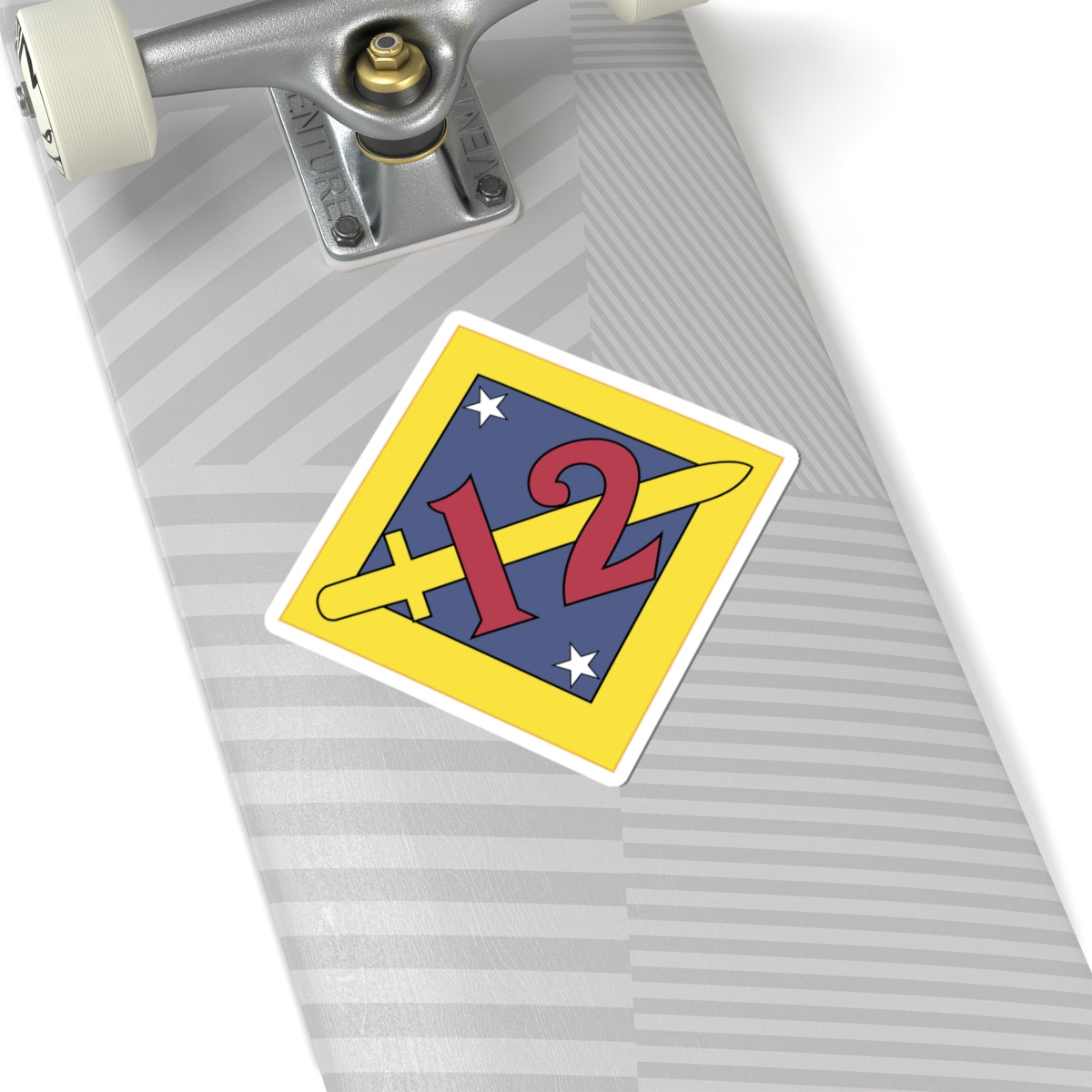 A kiss-Cut Stickers depicting the 12th Division, 1918–1919