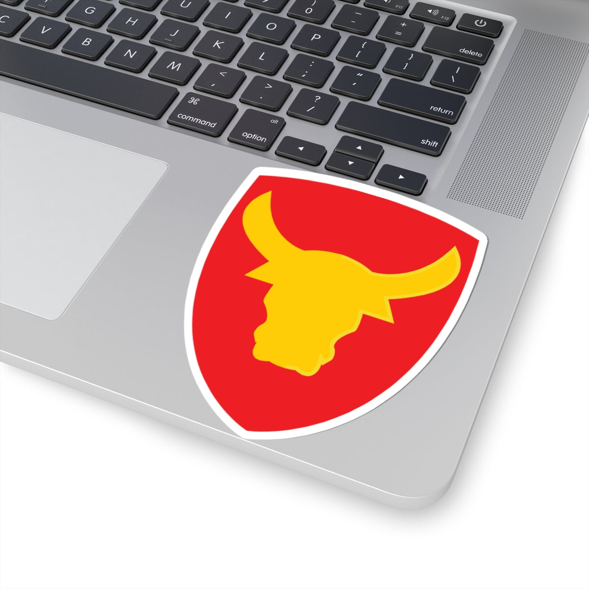 A kiss-Cut Stickers depicting the 12th Infantry Division, Philippine Division